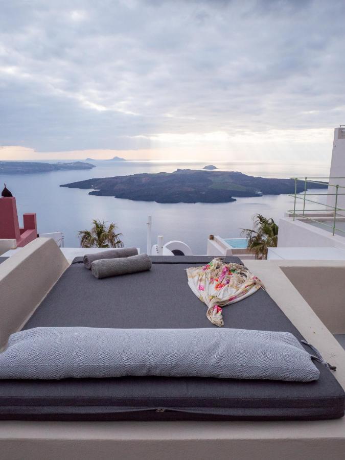Caldera Cliff Illusion Lejlighedshotel Fira  Eksteriør billede