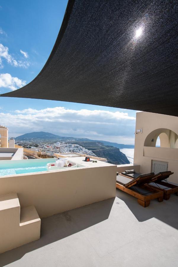 Caldera Cliff Illusion Lejlighedshotel Fira  Eksteriør billede