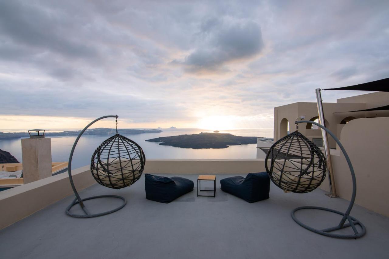 Caldera Cliff Illusion Lejlighedshotel Fira  Eksteriør billede
