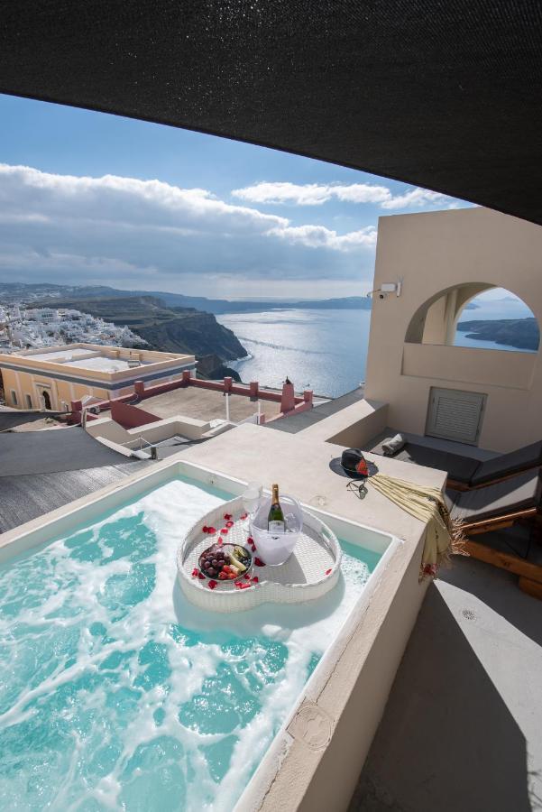 Caldera Cliff Illusion Lejlighedshotel Fira  Eksteriør billede