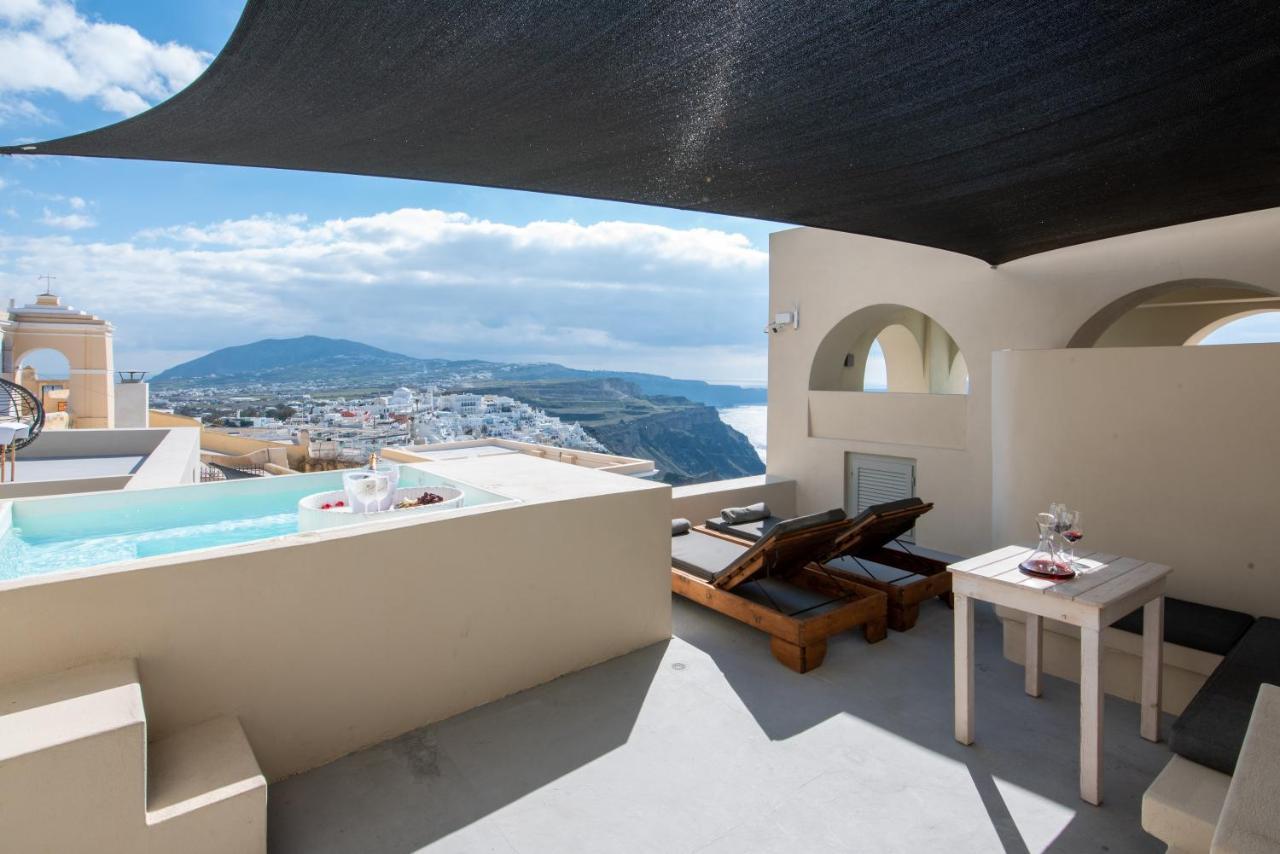 Caldera Cliff Illusion Lejlighedshotel Fira  Eksteriør billede
