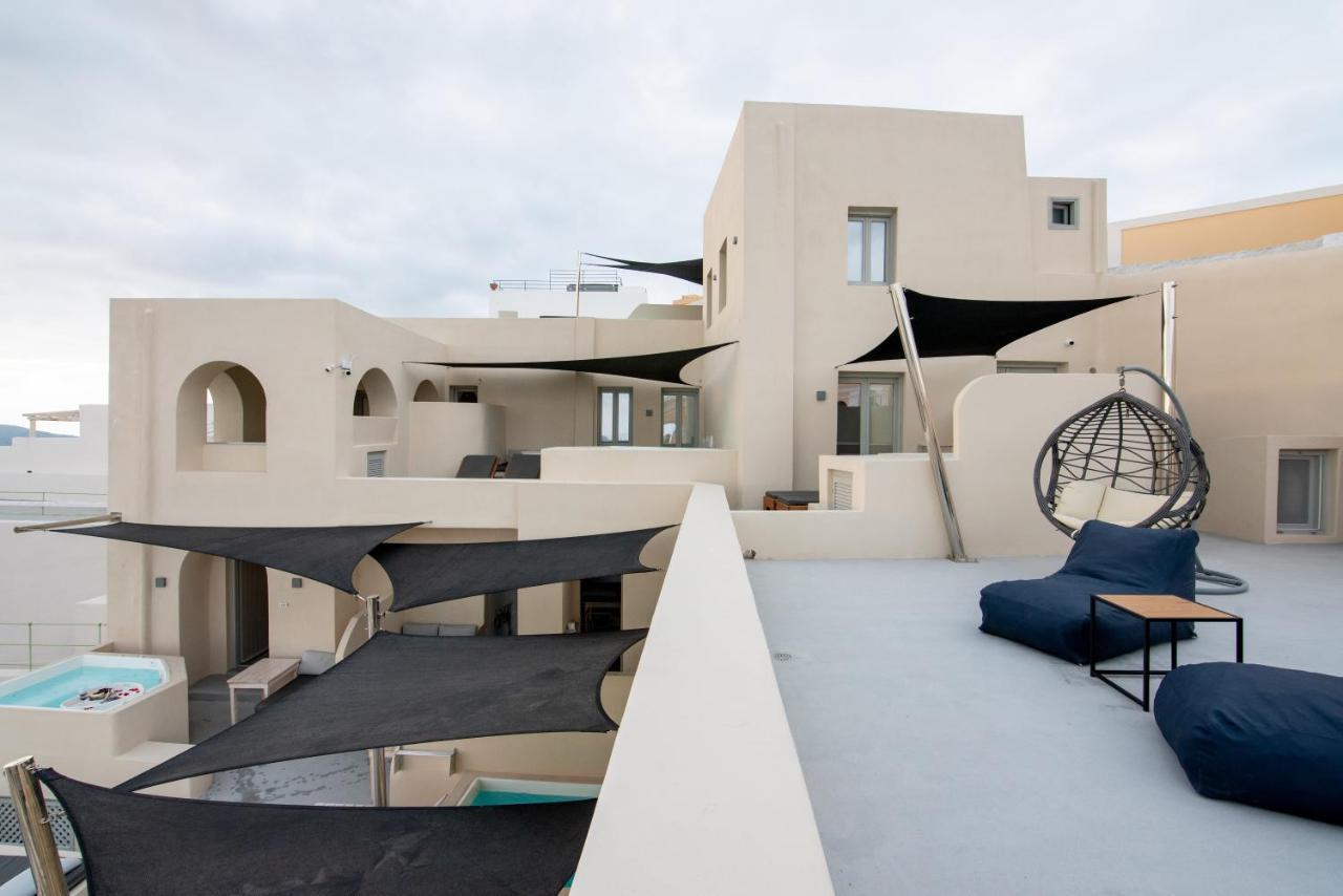 Caldera Cliff Illusion Lejlighedshotel Fira  Eksteriør billede