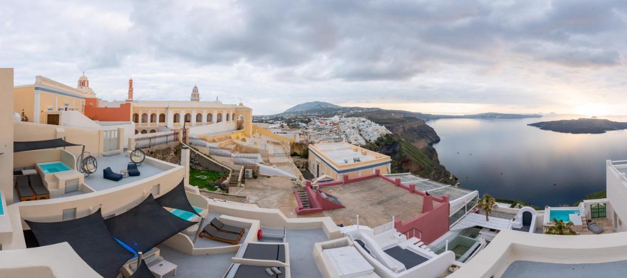 Caldera Cliff Illusion Lejlighedshotel Fira  Eksteriør billede