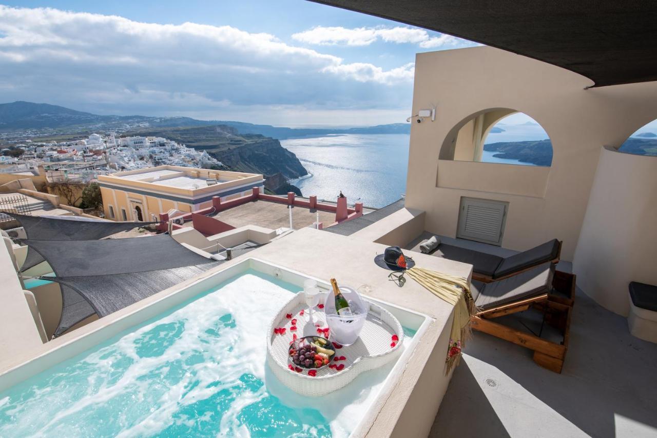 Caldera Cliff Illusion Lejlighedshotel Fira  Eksteriør billede