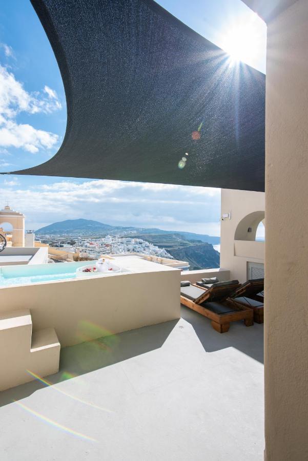 Caldera Cliff Illusion Lejlighedshotel Fira  Eksteriør billede