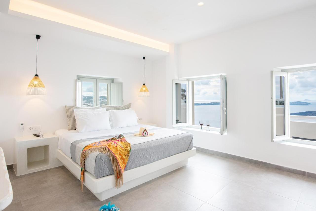 Caldera Cliff Illusion Lejlighedshotel Fira  Eksteriør billede