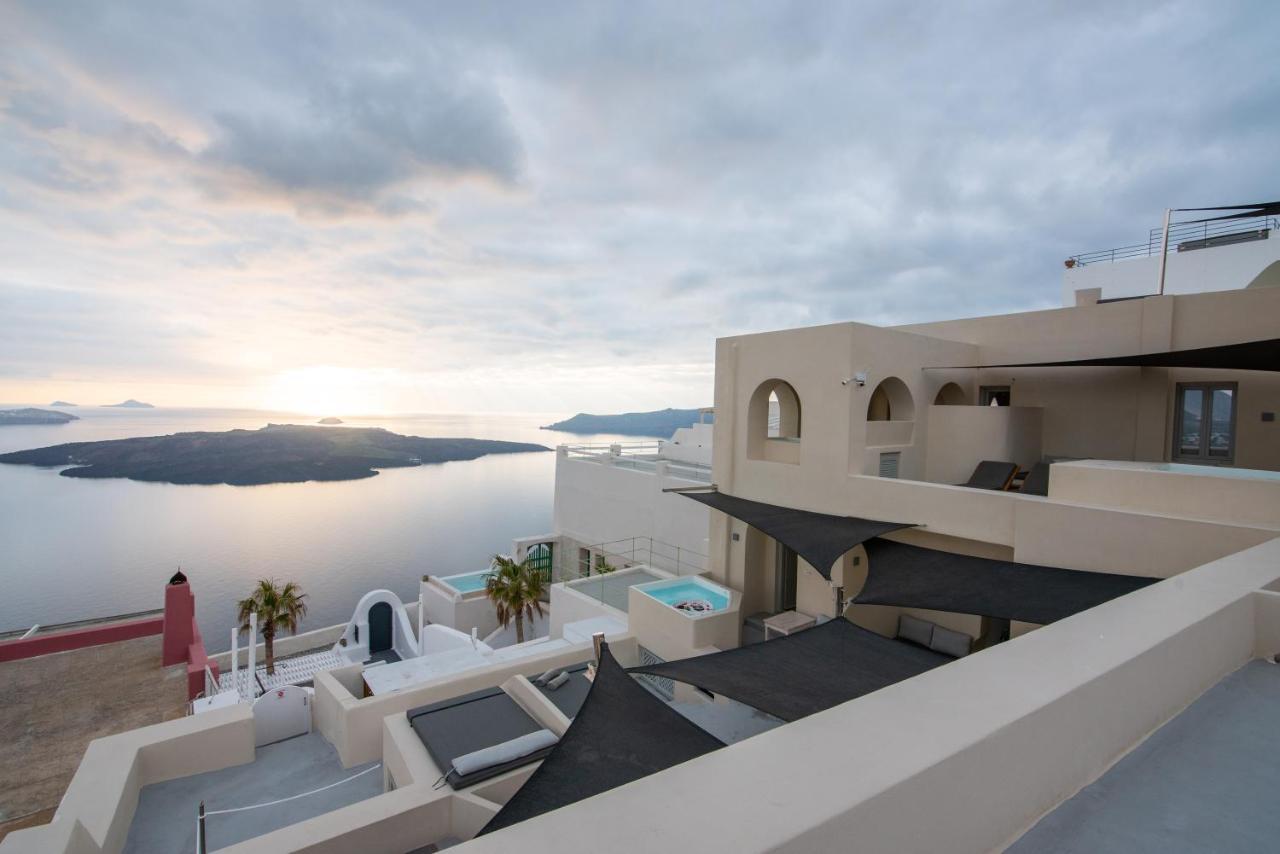Caldera Cliff Illusion Lejlighedshotel Fira  Eksteriør billede